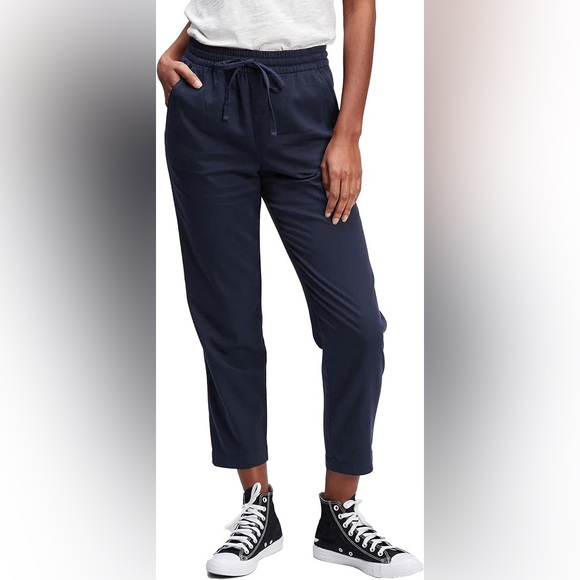 GAP Navy Easy Pant Size Medium - Picture 1 of 7